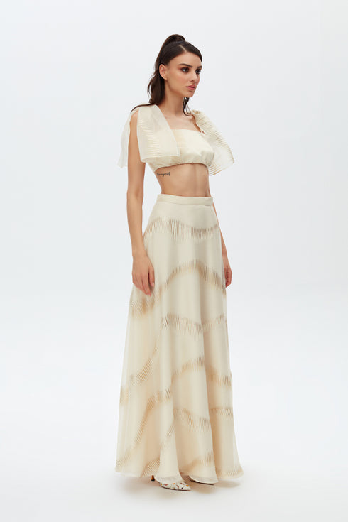 FLARE LONG SKIRT